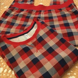 NWOT thermal Pajamas Sz L